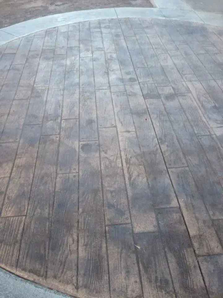 Stamped Concrete in Central Colorado