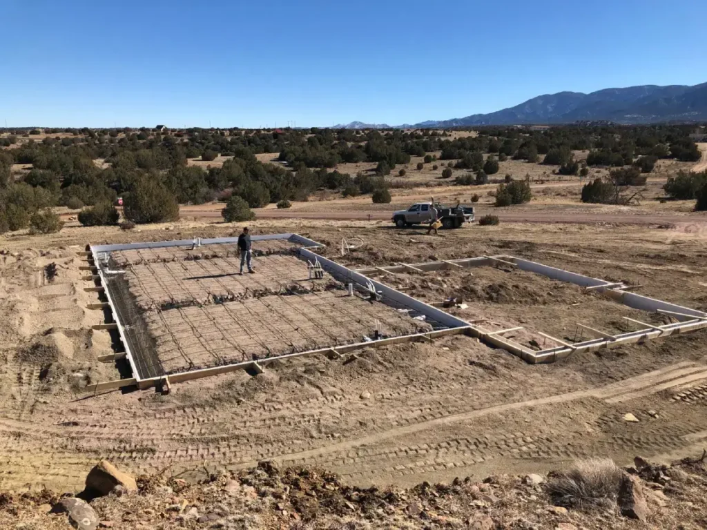 foundation work concrete